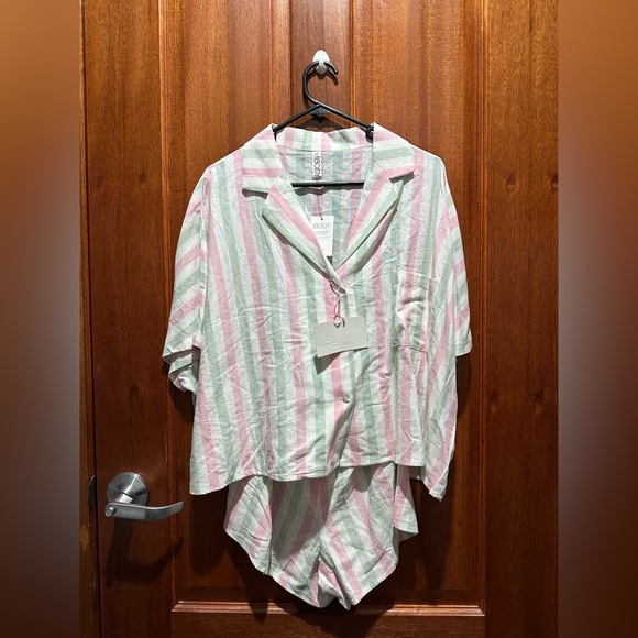 BODY LINEN BLEND SLEEP SET - Picture 3 of 5